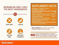 BioEmblem Turmeric Curcumin with BioPerine Curcuminoids For Joint Support and Heart Health Made With Organic Turmeric Powder And Curcuminoids Extract - Non-GMO Made In USA
