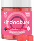 kindnature Kind Nature Berberine Gummies 1000mg with Ceylon Cinnamon & Resveratrol ÃƒÂ¢Ã¢â€šÂ¬Ã¢â‚¬Å“ Sugar-Free Vegan Supplement for Blood Sugar Support Metabolism Cravings Wellness Non GMO Gluten Free