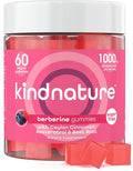 kindnature Kind Nature Berberine Gummies 1000mg with Ceylon Cinnamon & Resveratrol Sugar-Free Vegan Supplement for Blood Sugar Support Metabolism Cravings Wellness Non GMO Gluten Free