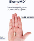 1MD Nutrition BiomeMD Probiotics 62 Billion CFUs 15 30 Capsules