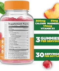 Lifeable Calcium Magnesium And Vitamin D Gummies Great Tasting Calcium Magnesium Supplement For Bone Health Calcium Gummies For Adults 90 Gummies