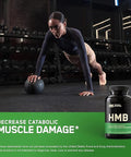 Optimum Nutrition Unflavored Creatine Monohydrate 100 Capsules Bundled With Hmb 90 Capsules