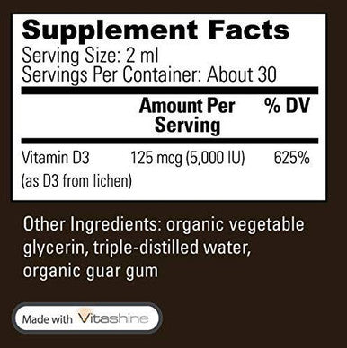 Global Healing Supercharged C60 & Vitamin D3 - Micro-Activated Carbon Fullerene w/ MCT Powder & Organic Vitamin D3 Liquid Supplement for Skin Health- Natural Detox Helps Alleviate Constipatio