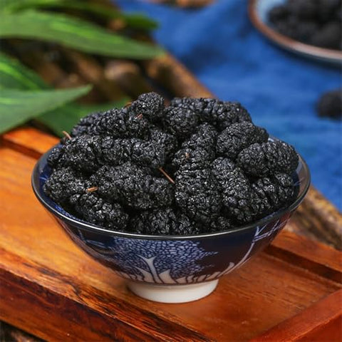 Dried Mulberries Ã¢â‚¬â€œ 280g / 9.88oz Natural Sun-Dried Mulberry Fruit, No Additives, Non-GMO, Sweet & Chewy Snack or Tea Ingredient, Ã¦Â¡â€˜Ã¨â€˜Å¡Ã¥Â¹Â²
