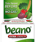 Phazyme Ultimate Gas Bloating Relief Works In Minutes 500 Mg Simethicone Fast Gels 20 Count & Beano Ultra 800 Gas Prevention And Digestive Enzyme Supplement 100 Count