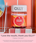 Olly Heavenly Hair Gummy, Supports Healthy Hair, Keratin, Biotin, Amla, Chewable Supplement, 30 Day Supply - 60 Count