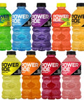 Powerade Variety Pack 9 Flavors (28 oz Bottles) ÃƒÆ’Ã†â€™Ãƒâ€šÃ‚Â¢ÃƒÆ’Ã‚Â¢ÃƒÂ¢Ã¢â€šÂ¬Ã…Â¡Ãƒâ€šÃ‚Â¬ÃƒÆ’Ã‚Â¢ÃƒÂ¢Ã¢â‚¬Å¡Ã‚Â¬Ãƒâ€¦Ã¢â‚¬Å“ Hydration Sports Drink Bundle with Mountain Berry Blast, Fruit Punch, Lemon Lime, Orange, Grape, Strawberry Lemonade, Island Burst, Sour Green Apple & Peach Pucker