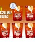 SkinnyDipped Maple Kiss Almonds, Healthy Snack, Plant Protein, Gluten Free, 3.5 oz Resealable Bags, Pack of 5, Seasonal Flavor
