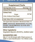 Secrets of the Tribe Grape Seed Tincture Alcohol-Free Liquid Extract, Grape (Vitis Vinifera) Dried Seed (4 FL OZ)