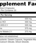 Bucked Up Nitric Oxide Booster â€“ 2250 Mg Lâ€‘Arginine & Lâ€‘Citrulline Supports Pump & Endurance 90 Capsules (30 Servings)