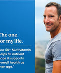 One A Day Men's 50+ Healthy Advantage Multivitamin Multivitamin for Men with Vitamins A C E B6 B12 Calcium and Vitamin D Tablet 200 Count (Pack of 1)