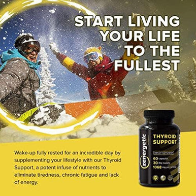 Thyroid Support Supplement With L Tyrosine & Iodine ÃƒÂ¢Ã¢â‚¬ÂÃ¢â‚¬Å¡ Focus, Clarity, Energy & Metabolism ÃƒÂ¢Ã¢â‚¬ÂÃ¢â‚¬Å¡ Ashwagandha, Vitamin B-12, Magnesium, Schisandra ÃƒÂ¢Ã¢â‚¬ÂÃ¢â‚¬Å¡ Hormonal Balance For Women & Men ÃƒÂ¢Ã¢â‚¬ÂÃ¢â‚¬Å¡ Non Gmo