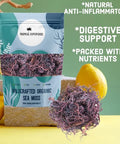 100% Wildcrafted Full Spectrum Purple Sea Moss | Irish Sea Moss | Sun dried | 92 Minerals - Makes 20 + oz of Sea Moss Gel | Full Spectrum Purple Sea Moss (4oz)