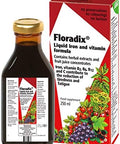 Floradix Floravital Liquid Iron And Vitamin Formula 8.5 Fl.Oz. 250 Ml. Made In Germany (3 Pack)