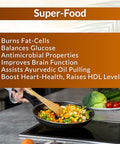 Organic Fiji, Raw Extra Virgin,Cold-Pressed, Cooking Coconut Oil with Fresh Flavor, Non-GMO, USDA Organic, 16oz