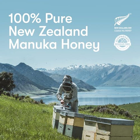 New Zealand Honey Co. Pure Manuka Honey Squeeze Bottle UMF 10+ / MGO 250+ | 17.6oz | 1.1 lb. (500g)