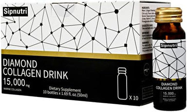 Sipnutri Collagen Drink 15000 mg and Liquid Korean Panax Ginseng Extract 3000 mg