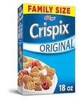 Kellogg's Crispix, Breakfast Cereal, Original, Family Size, 18oz Box