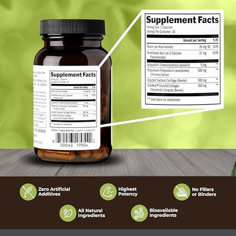 Santa Cruz Paleo Skin & Eye Capsules Simple Daily Formula For Skin Appearance & Eye Routine Clean Ingredients Gluten Free Keto & Paleo Friendly 60 Capsules
