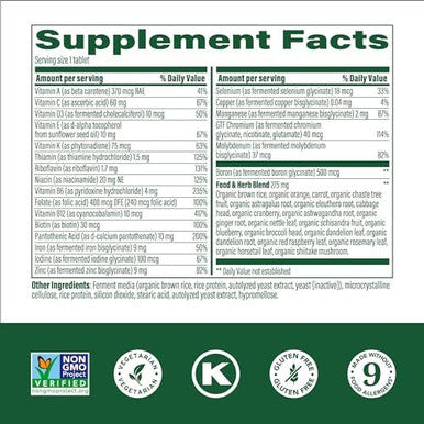 Megafood Womens Multivitamin One Daily - Multivitamin For Women - Vitamin C, Vitamin D, Iron & B Vitamins - Bone, Energy Metabolism & Immune Support - Vegetarian, Gluten- 90 Tablets, 90 Servings