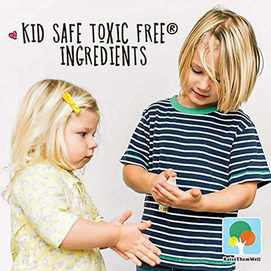 Raise Them Well Free Kids Hand Sanitizer ToxicFree Hand Sanitizer Spray for Kids, Hand Sanitizer Travel Size (Pack of 3)
