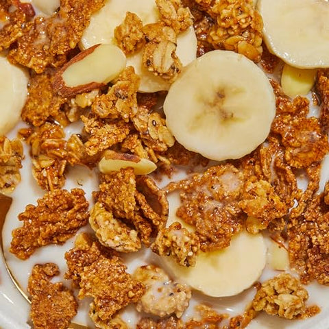 Purely Elizabeth, Honey Peanut Butter, Superfood Cereal with Vitamin D (1 Box, 11oz), 6g Fiber (Pack of 2)