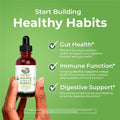 MaryruthS Morning Multivitamin +Hair Growth (Peach Mango 15Oz) Nighttime Multimineral (Coconut 15Oz) and Probiotic Drops (2Oz) Vegan Vitamins For Beauty Bedtime and Wellness NonGmo