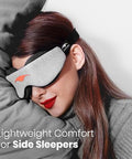 Manta Sleep Manta Slim Sleep Mask Ultra-Light Blackout Eye Mask With Adjustable Eye Cups Soft Strap For Comfortable Sleep Minimalist Design For Better Rest