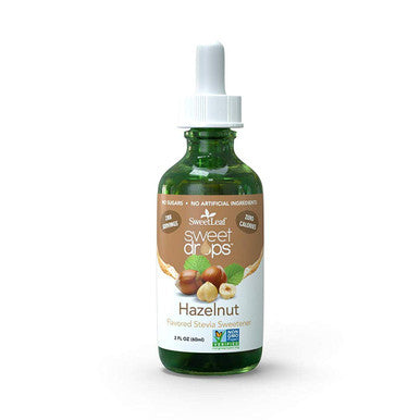 Sweetleaf Sweet Drops Flavored Stevia Sweetener Hazelnut & English Toffee Variety Pack 2oz