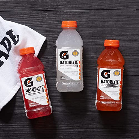 Gatorlyte Rapid Rehydration Electrolyte Beverage, Watermelon, 20oz Bottle