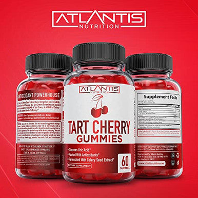 Atlantis Nutrition 60 Tart Cherry Gummies + 60 Magnesium Citrate Gummies