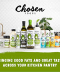 Chosen Foods 100% Pure Avocado Oil, Keto Diet Friendly, Kosher Oil for Baking, High-Heat Cooking, Frying, Homemade Sauces, Dressings and Marinades (1.25 liters)(42.3 fl oz)