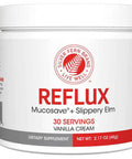 Silver Fern Reflux Vanilla Cream Flavor - Digestive Supplement - Each Tub = 30 Scoops = 30 Servings - Mucosal Support For Acid Issues - With Mucosave Fg And Slippery Elm Bark (1)