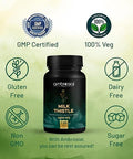 Ambrosial Ambrosial Milk Thistle 4000mg | High Strength Liver Support Antioxidant | Liver Detox Supplement (Pack of 1-120 Tablets)