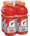 Gatorade Thirst Quencher Sports Drink Fruit Punch 20oz Bottles 4 Pack Electrolytes for Rehydration