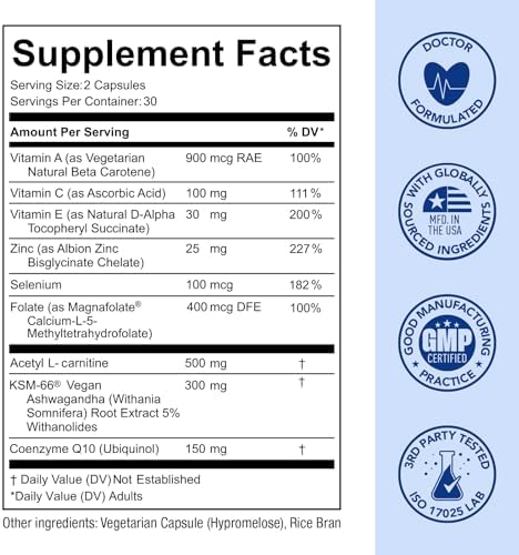 Premom Male Sperm Fortify Capsules Male Fertility Supplements For Men Personal Fertility Lubricant For Conception 4Oz Bundle " Fertility Support For Women And Men