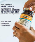 Flora Urgent Support Digestive Enzymes Digestion Support Supplement Aids Bloating & Nutrient Absorption Features 9 Enzymes Gluten & Nongmo 60 Vegetarian Capsules