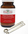 Foods For Gut Vital Formula 12 Strain Probiotics Powder 260 Billion Cfu 30 Grams | Digestive & Immune Support | High Potency