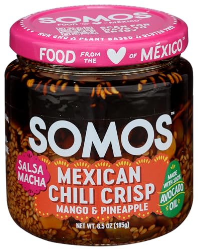 Somos, Chili Crisp Salsa Macha With Dried Fruit, 6.5 Ounce