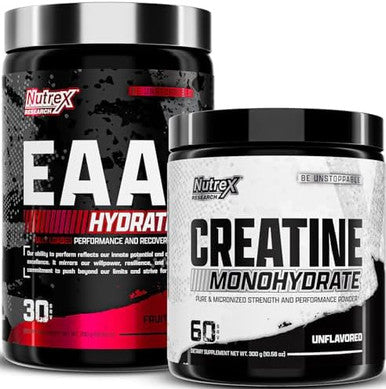 Nutrex Research Eaa Hydration Fruit Punch & Creatine Monohydrate Powder