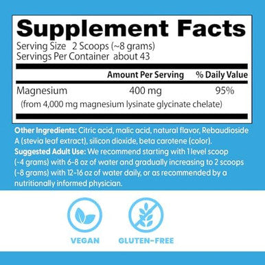 Doctor'S Best High Absorption Magnesium Powder (Peach Flavored) 100% Chelated Traccs Not Buffered Headaches Muscle Vegan Peach Flavor 12.3 Ounce (Pack Of 1)