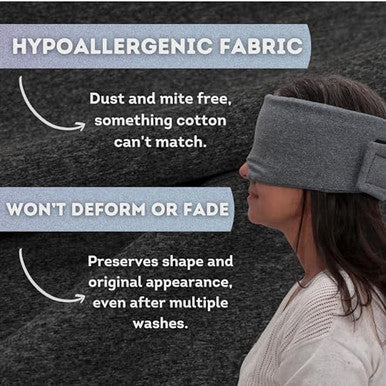 Changears Sleep Mask For Men Women 100% Light Blocking Comfortable Adjustable For All Head Sizes Breathable Eye Mask Ideal Blackout Sleep Mask For Side Sleepers Travel Airplane Nap Shift Work