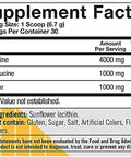 True Athlete Bcaa 4:1:1-4Gm L-Leucine 1Gm L-Isoleucine & 1Gm L-Valine Per Serving (6.35 Ounces Powder)