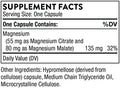 Thorne Magnesium Citramate and Vitamin D5000 Duo Heart Bones Muscles 60 To 90 Servings