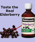 Robitussin Maximum Strength Elderberry Cough + Chest Congestion Dm Cough Medicine For Adults Cough And Chest Congestion Relief Liquid 4 Fl Oz