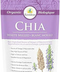 Ecoideas Organic White Chia Seeds, Cold Milled, 150g