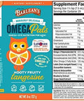 Barlean'S Omega Pals Hooty Fruity Tangerine Fish Oil And Chocolate Silk Greens Powder Healthy Kids Bundle