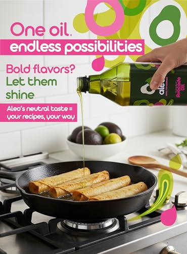 ALEO, Cooking blend avocado oil, Keto, Perfect for frying, grilling, roasting & baking, Can help to keep your heart strong, avocado oil for cooking, vegetable oil, 32.1 O/950 ml