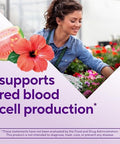 Vitafusion Iron Gummy Vitamin Supplement Supports Red Blood Cell Production Guava Hibiscus Flavor 30 Servings 60 Count
