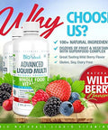 Bio Naturals Liquid Whole Food Multivitamin For Men & Women With Over 100 Ingredients - Superfoods, Omegas, Organic Extracts - 100% Vegan - 32 Oz